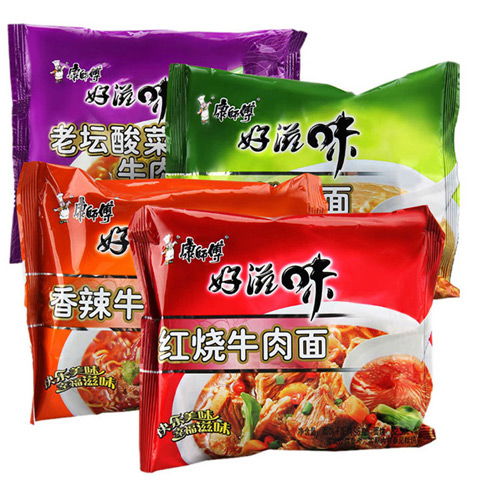 24袋 整箱好滋味方便面紅燒香辣蔥香老壇泡面批發