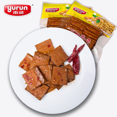雪潤 豆腐干批發(fā) 茶干 豆腐干 零食 五香豆干 香辣茶干 80g袋