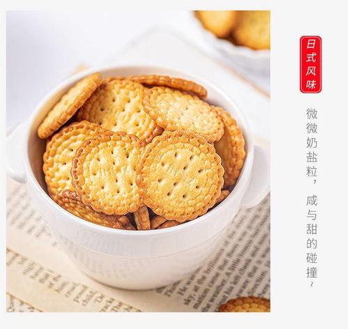 日式小圓餅干網紅零食餅干辦公室休閑年貨食品茶點100g 袋
