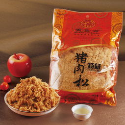 黃金香廈門特產中華老字號200g袋裝特級油酥肉松6903131006016